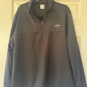 Callaway Black Zip Up Sweater